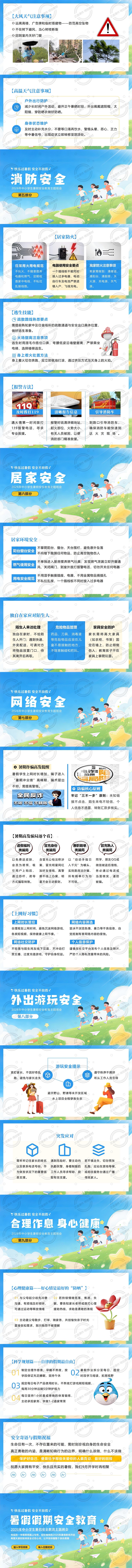 快乐过暑假 安全不放假：2026年中小学生暑假假期安全教育主题班会PPT课件