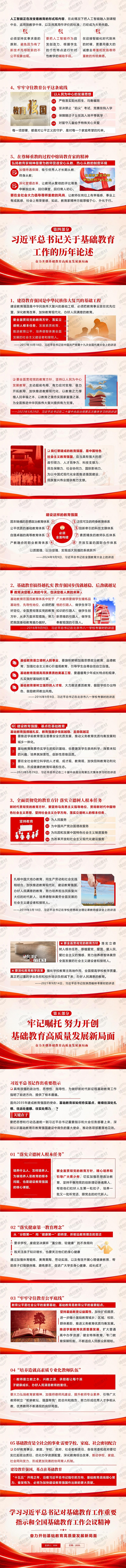 学习贯彻对基础教育工作重要指示和全国基础教育工作会议精神 奋力开创基础教育高质量发展新局面 PPT课件
