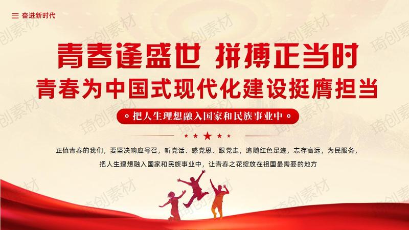 五四青年节——青春逢盛世 拼搏正当时 青春为中国式现代化建设挺膺担当青年大学生团课PPT课件