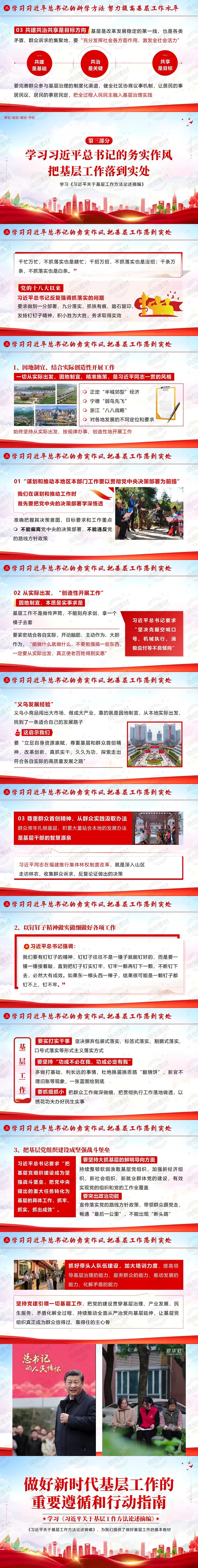 学习《习近平关于基层工作方法论述摘编》PPT课件