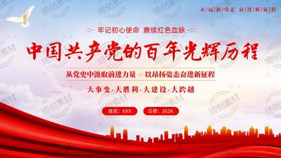 中国共产党的百年光辉历程党史学习PPT课件