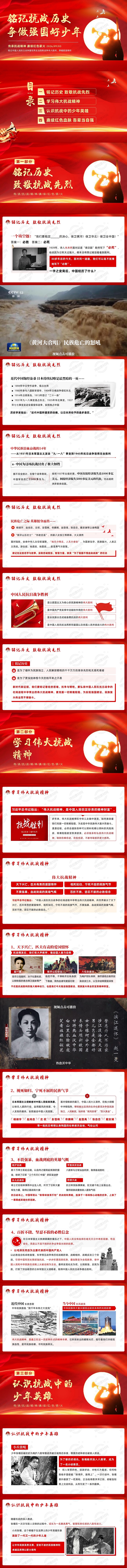 2026年铭记抗战历史 赓续红色雪漫 争做新时代强国好少年PPT课件 中国人民抗日战争暨世界反法西斯战争伟大胜利81周年