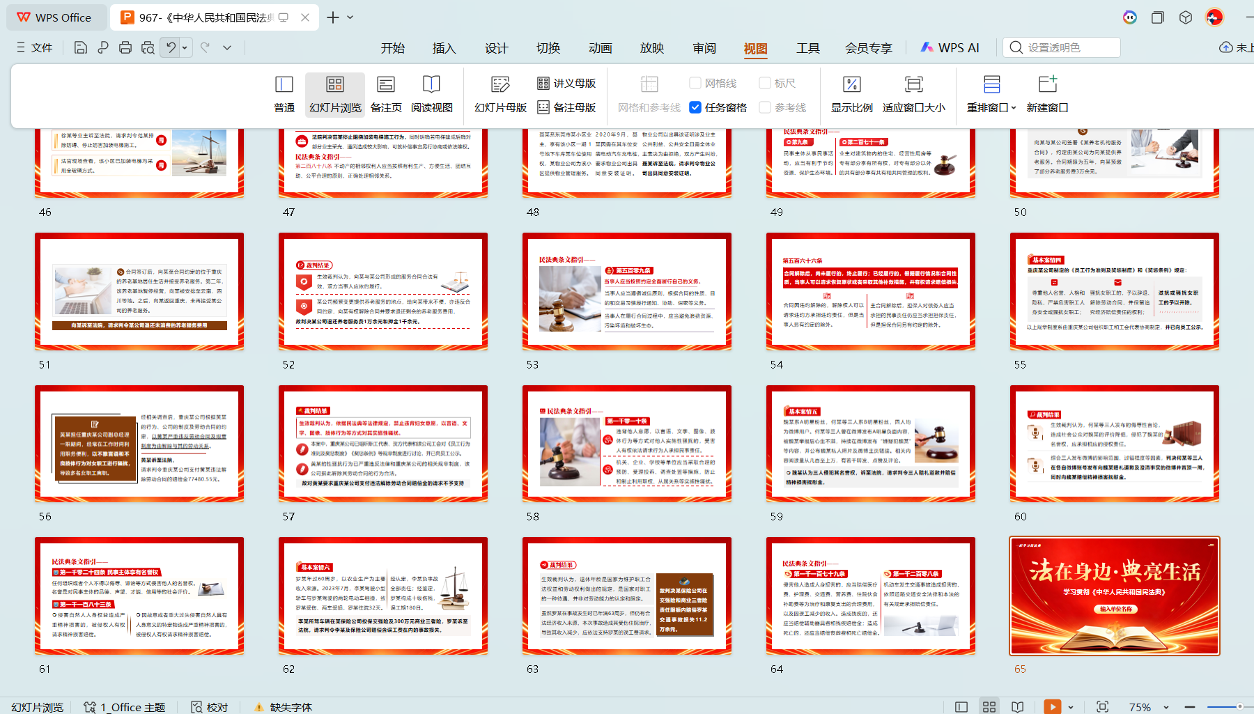 民法典特色与法治贡献普法宣传课件